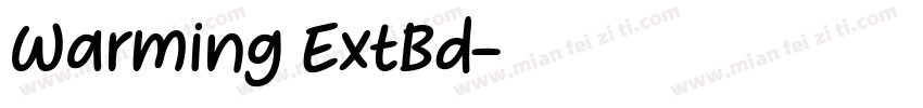 Warming ExtBd字体转换
